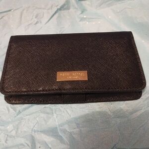 Henri Bendel Black leather Wallet